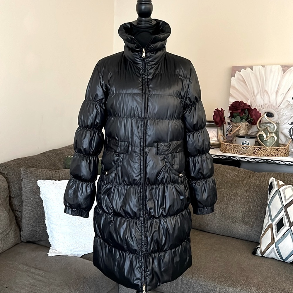 Vintage Guess  puffer
 zip-off Down‎ Coat Over The Knee Lenght Size M